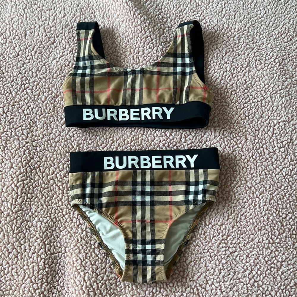 Burberry bikini kids size 4y